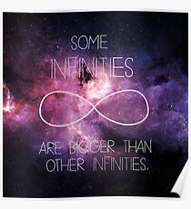 Galaxy-Some Infinities are bigger than other infinities-The fault in our stars Poster
