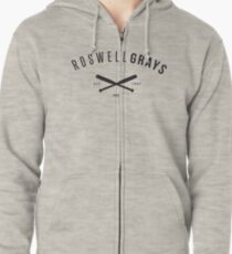 X Files: Roswell Grays Baseball Zipped Hoodie