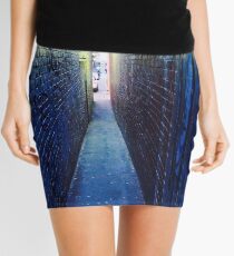 Narrow City Laneway As Night Falls Mini Skirt