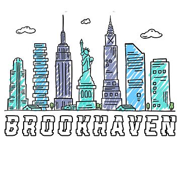 Brookhaven Sticker for Sale by x-XIX-x