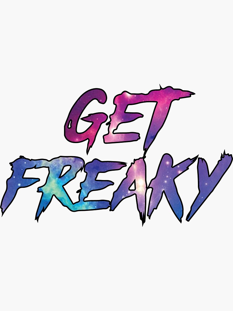 "Get freaky" Sticker by WillScragg Redbubble