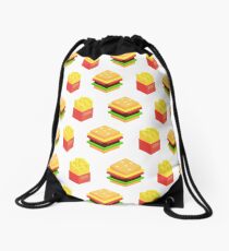 Burgers x Fries Drawstring Bag