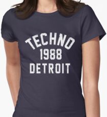 Techno Women's Fitted T-Shirt