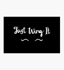 Wing It Photographic Print