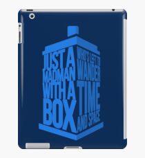 A madman with a box iPad Case/Skin