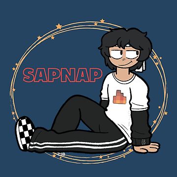 Dream SMP - Sapnap fan art Sticker for Sale by FunnehGacha