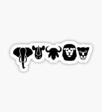 Africa animals big five Sticker