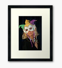 Blond Woman Framed Print