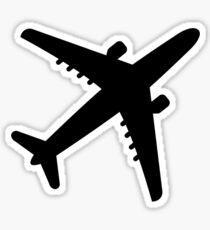 Airplane Jet Sticker