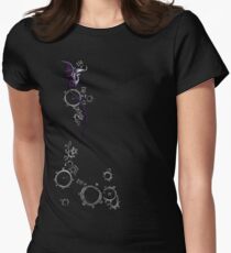Tiny Dragon Steampunk Gears Women's Fitted T-Shirt