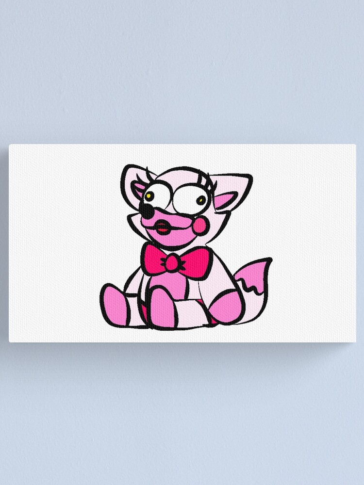 Funtime Foxy Fnaf Canvas Print By Bluewolf23 Redbubble