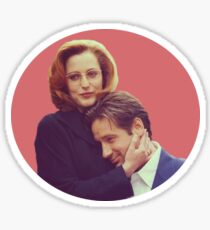 Gillian Anderson and David Duchovny!!!! Sticker