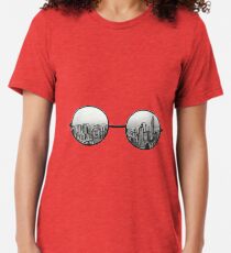 Camiseta de tejido mixto la vista