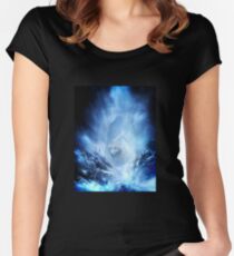 Jon Snow and Ghost - Game of thrones - Winter is here Women's Fitted Scoop T-Shirt