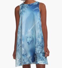 Jon Snow and Ghost - Game of thrones - Winter is here A-Line Dress