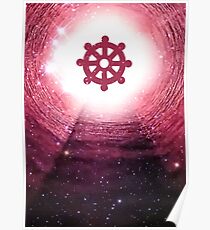 Buddhism (Wheel of Dharma) Poster
