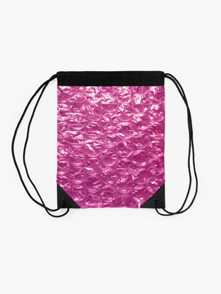 pink bubble wrap bag