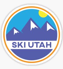 Ski Utah Badge Sticker