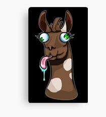 Goofy Llama Canvas Print