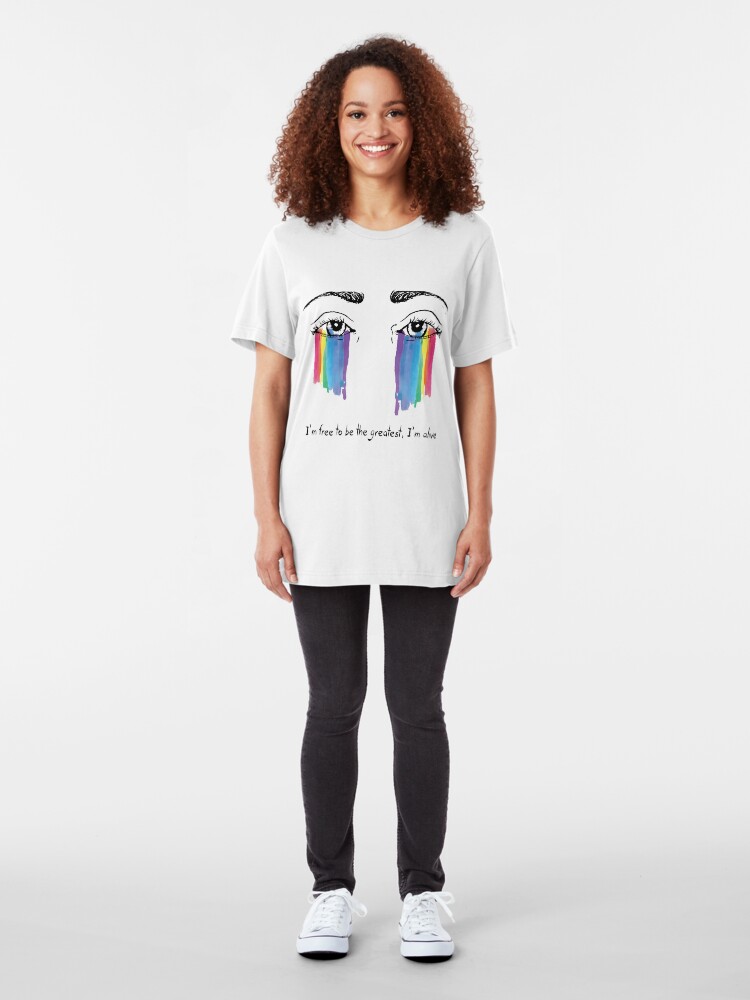 Alternate view of Sia the greatest Slim Fit T-Shirt