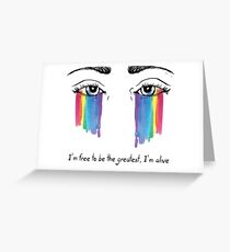 Sia the greatest Greeting Card