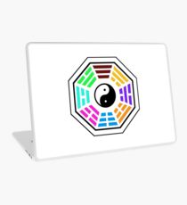 Yin yang coloured Laptop Skin