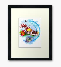 Tahiti french Polynesia Framed Print