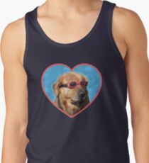 Camiseta de tirantes Pegatinas Doggo: Perro Nadador