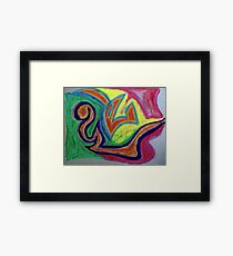 Oiled Yin and Yang Framed Print