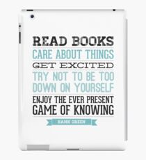 Hank Green Quote iPad Case/Skin
