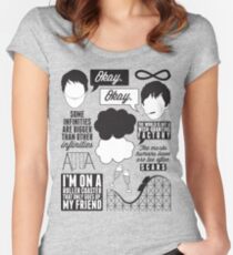 The Fault In Our Stars Collage Women's Fitted Scoop T-Shirt