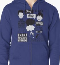 The Fault In Our Stars Collage Zipped Hoodie