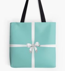 Blaues Band Geschenk Tote Bag