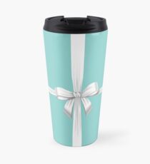 Blaues Band Geschenk Thermobecher