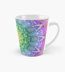 Rainbow Flower Mandala Tall Mug