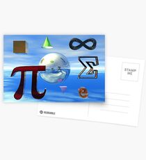 Math Symbols Postcards