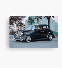 1936 Ford 'Deco Deluxe' Sedan Canvas Print