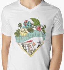 Heck Yes Permaculture Men's V-Neck T-Shirt
