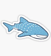 Starry Whale Sharks (Light version) Sticker