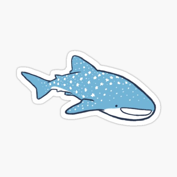 Cartoon Shark Stickers Redbubble - being the hammerhead shark and eating all my friends in roblox