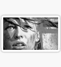Milla Jovich as Leeloo in The Fifth Element (no words) Sticker