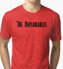 Trump and The Deplorables Tri-blend T-Shirt