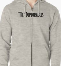 Trump and The Deplorables Zipped Hoodie