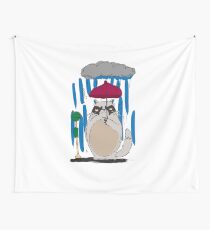 My Neighbor Grumpy Cat Wall Tapestry