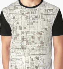 Map of Mexico City, 1785 Graphic T-Shirt
