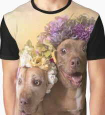 Flower Power, Indie und Choco Grafik T-Shirt