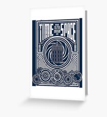 Time and Space Greeting Card