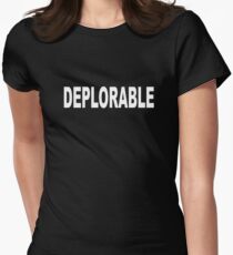 DEPLORABLE Donald Trump Voter Women's Fitted T-Shirt