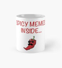 Spicy Memes Inside - Chilli Decal Mug