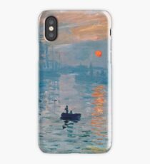 Claude Monet - Impression Sunrise 1872 iPhone Case/Skin